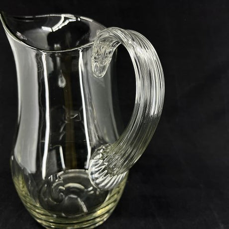 Glass jug with olives from Holmegaard Glasværk