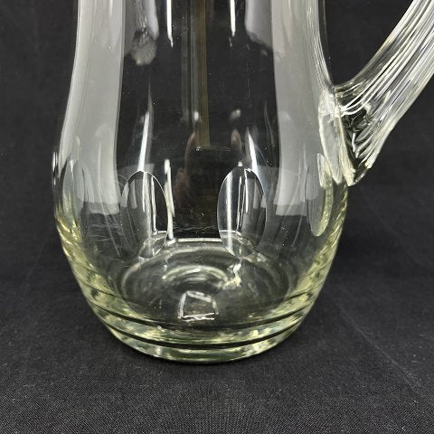 Glass jug with olives from Holmegaard Glasværk