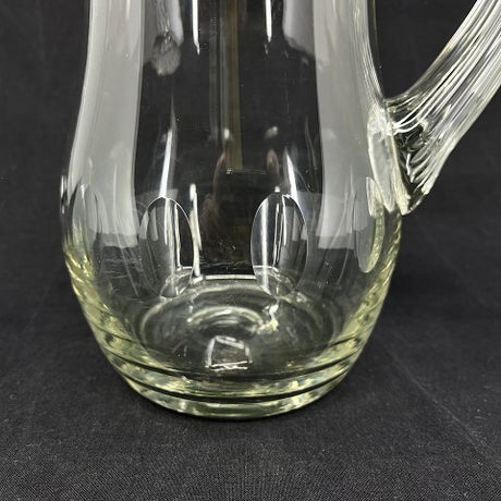 Glass jug with olives from Holmegaard Glasværk