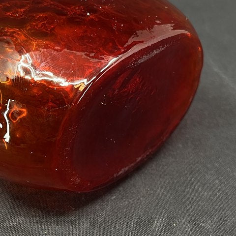 Orange-rødt hyacintglas