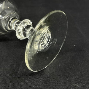 Klart Christian d. 8 hvidvinsglas, 13 cm.
