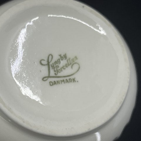 Hvid Lyngby vase, 15 cm.