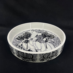 Bjørn Wiinblad - bowl with black decoration