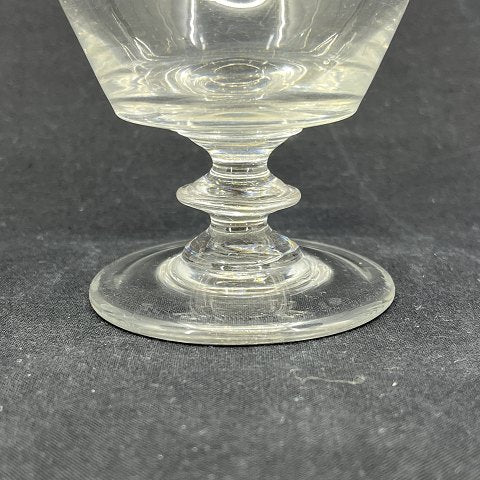 Large Barrel glass from Holmegaard, low stem.
