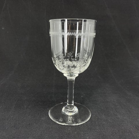 Set of 6 white wine glasses