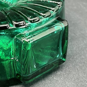 Emerald "Sun bottle" vase by Helena Tynell