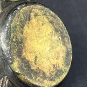 Kähler vase with black leaves