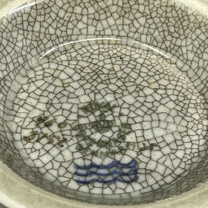 Blå Royal Copenhagen craquele vase