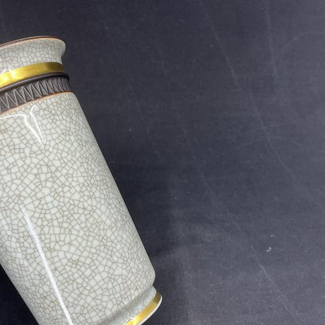 Royal Copenhagen craquelure vase