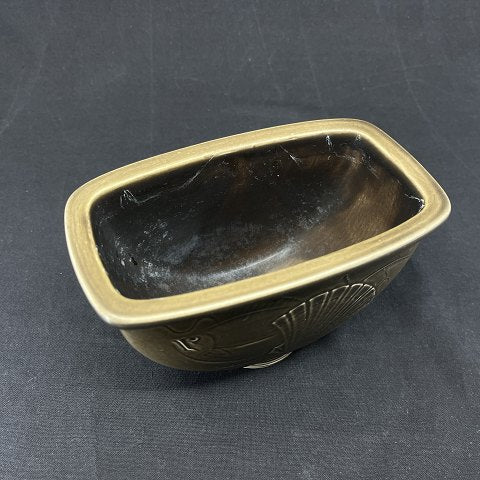 Aluminia Solbjerg oval bowl with fish