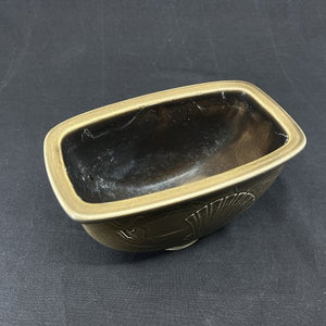 Aluminia Solbjerg oval bowl with fish