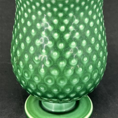 Dark green Aluminia Solbjerg vase