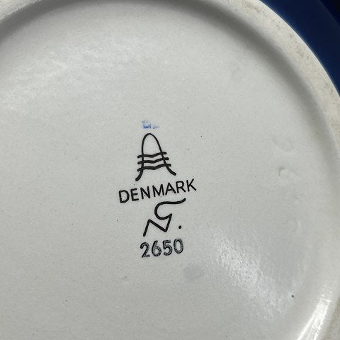 Mørkeblå Marselis skål fra Aluminia