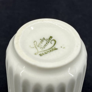 Hvid Lyngby vase, 6 cm.