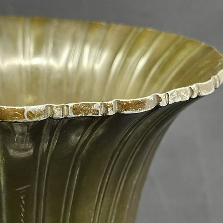 Stor riflet Art Deco Just Andersen vase