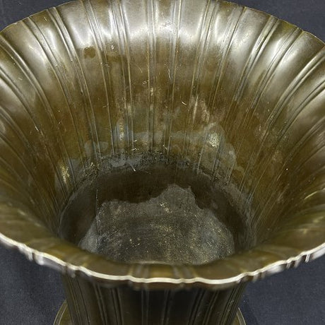 Stor riflet Art Deco Just Andersen vase