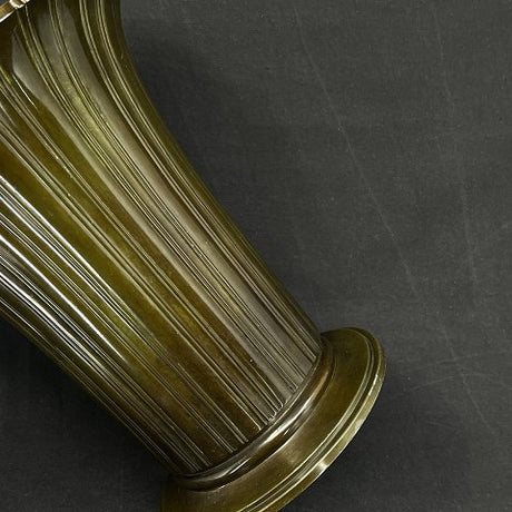 Stor riflet Art Deco Just Andersen vase