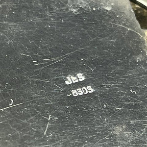 Stor dansk skønvirke broche