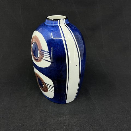 Oval Baca vase fra Aluminia