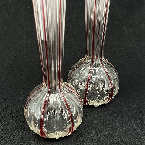 A pair of flask vases from the 1920s