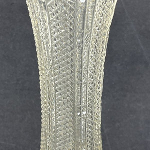 Ældre vase i krystalglas
