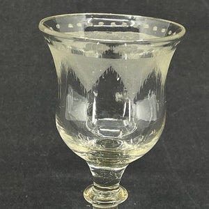 Charming antique wine glass