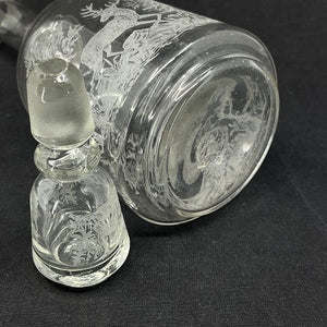 Carafe with deer from Kastrup Glasværk