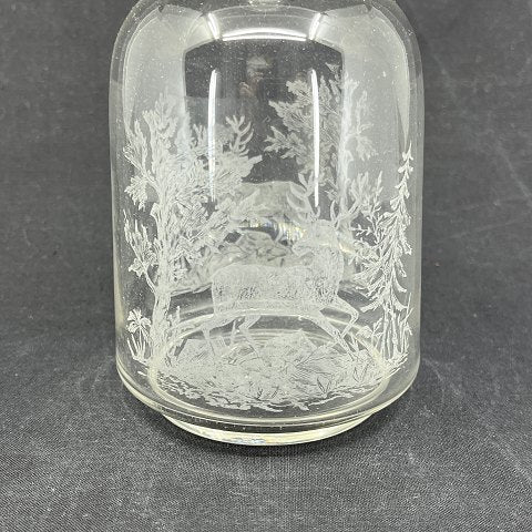 Carafe with deer from Kastrup Glasværk