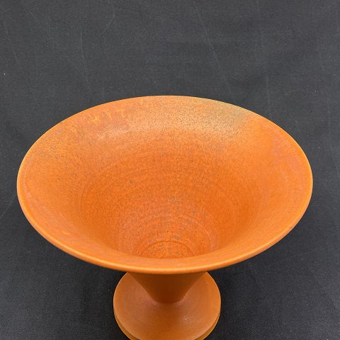 Orange trumpet vase from Kähler