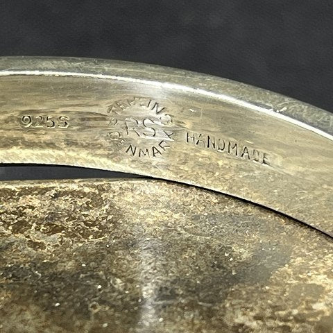 Massiv armring i sterlingsølv