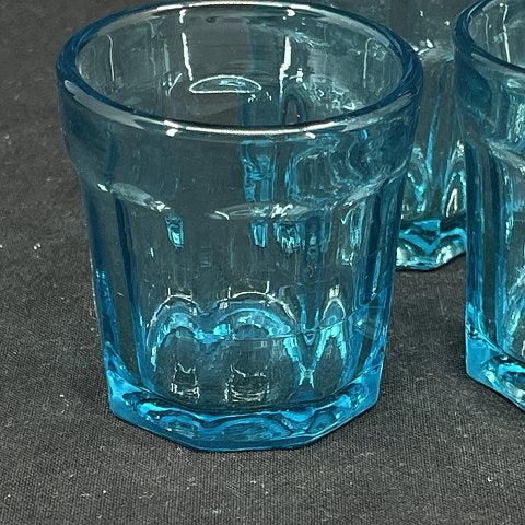 Barneglas fra Fyens Glasværk, cyan blå