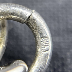 Key ring in silver