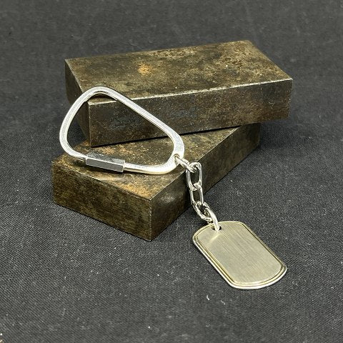 Key ring in silver