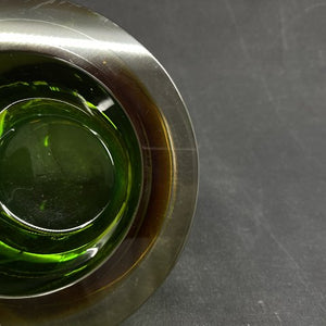 Round sommerso bowl from Murano