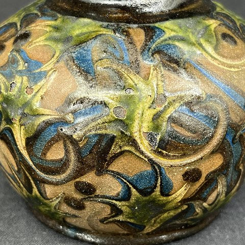Kähler vase with unusually dense decoration