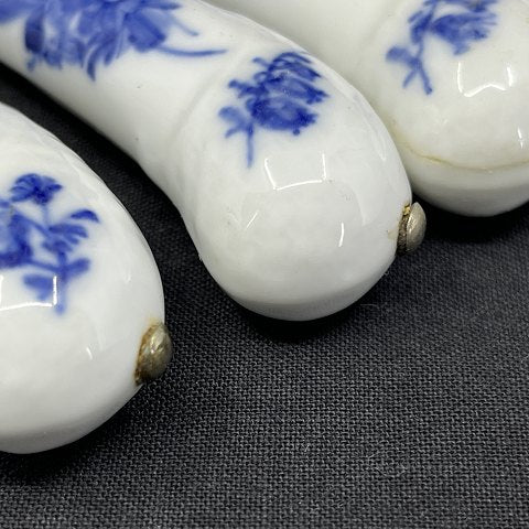 Set of 6 Blue Flower lunch knives