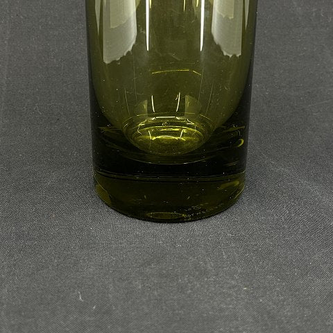 Oliven cylindervase, 36 cm.
