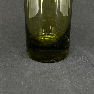 Oliven cylindervase, 36 cm.