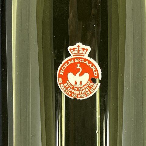 Oliven cylindervase, 36 cm.