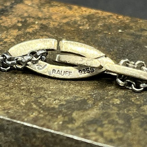 Modern necklace with angular links