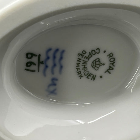 Musselmalet Halvblonde sovsebåd
