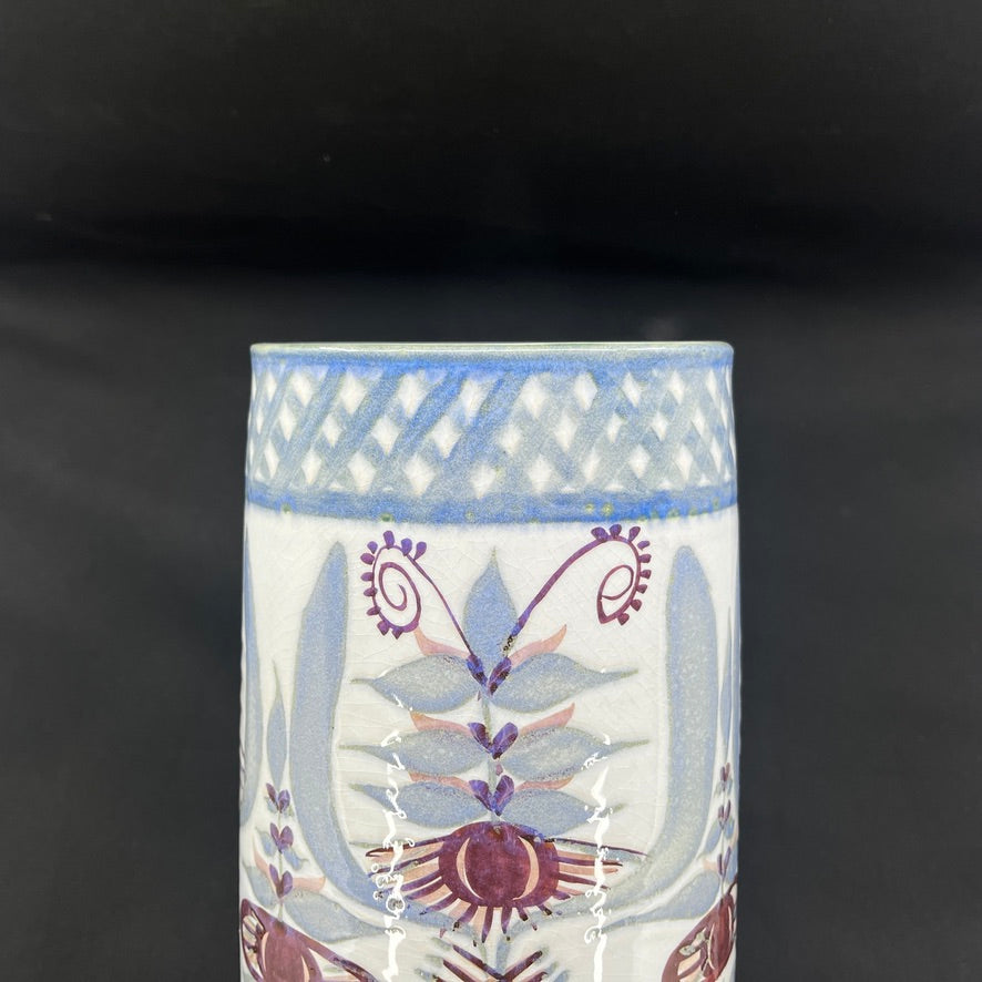 Stor oval Baca vase fra Royal Copenhagen, 413/3101