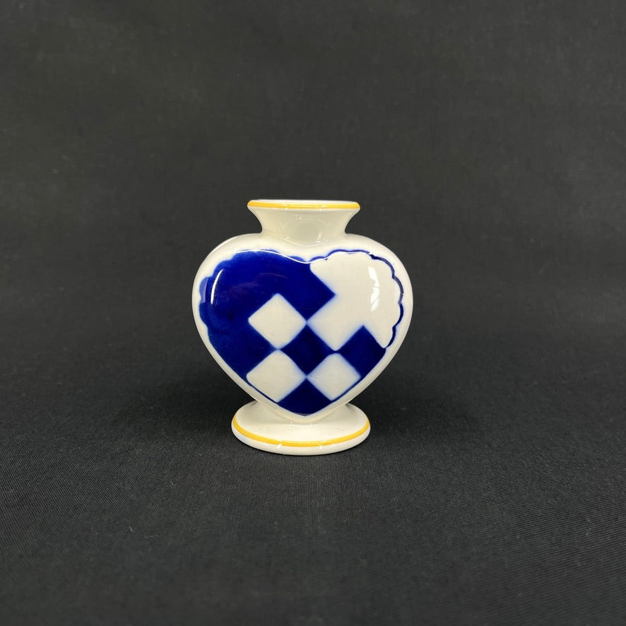Blue Christmas heart from Aluminia