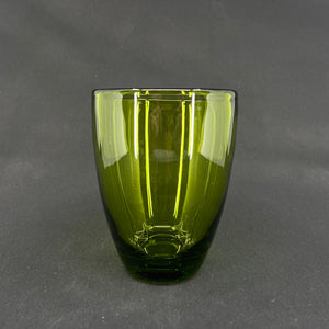 Majgrøn vase fra Holmegaard, 14 cm.