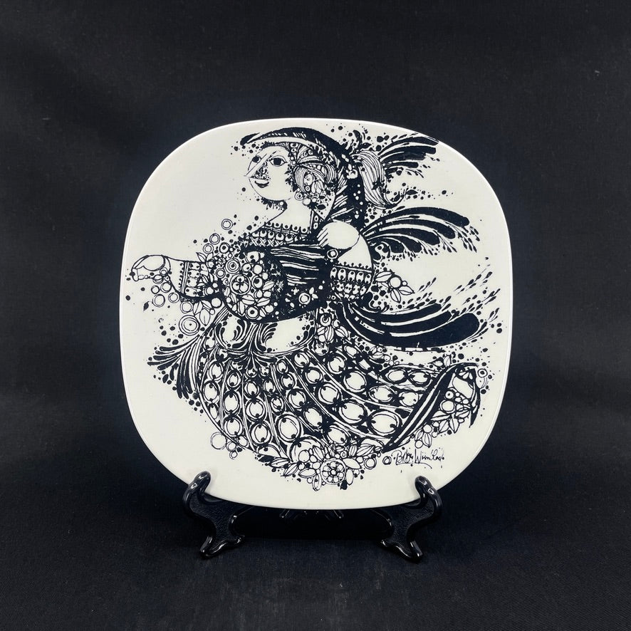 Bjørn Wiinblad plate 1969