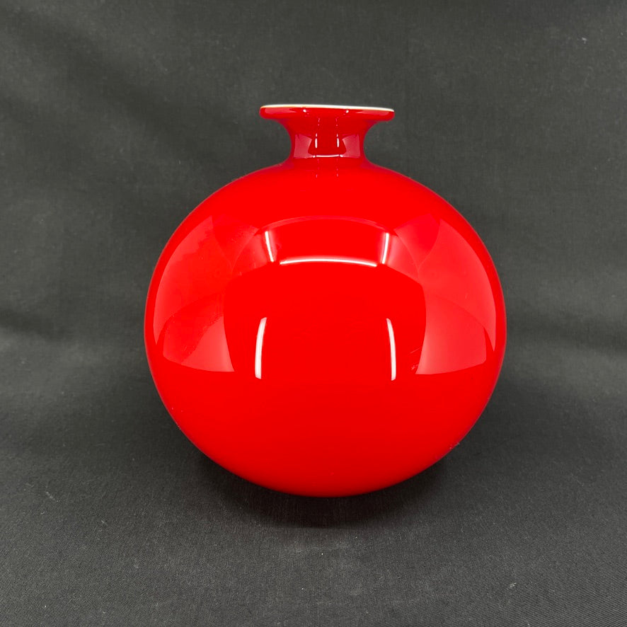 Kuglerund Rød Carnaby vase