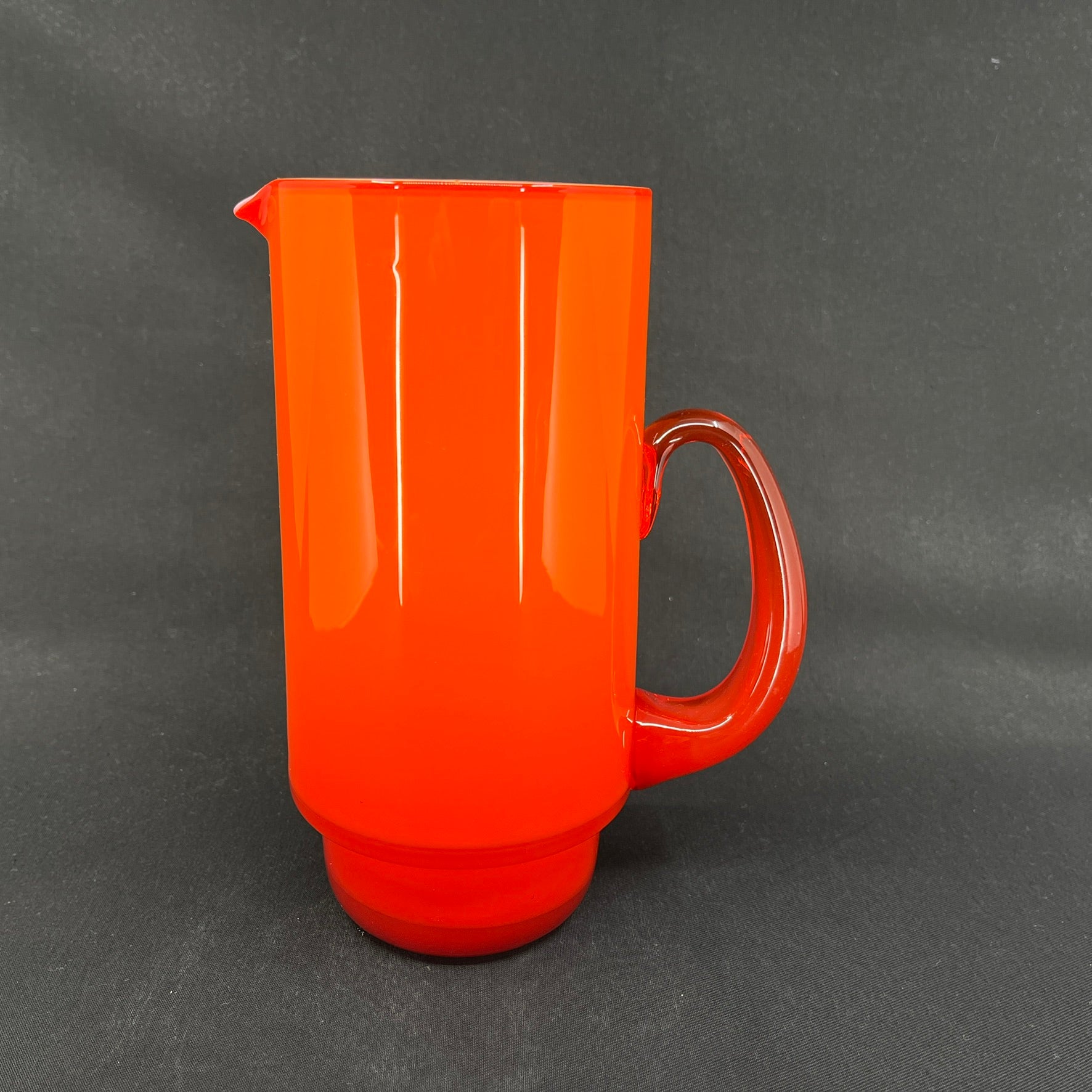 Rød Palet kande, 20 cm.