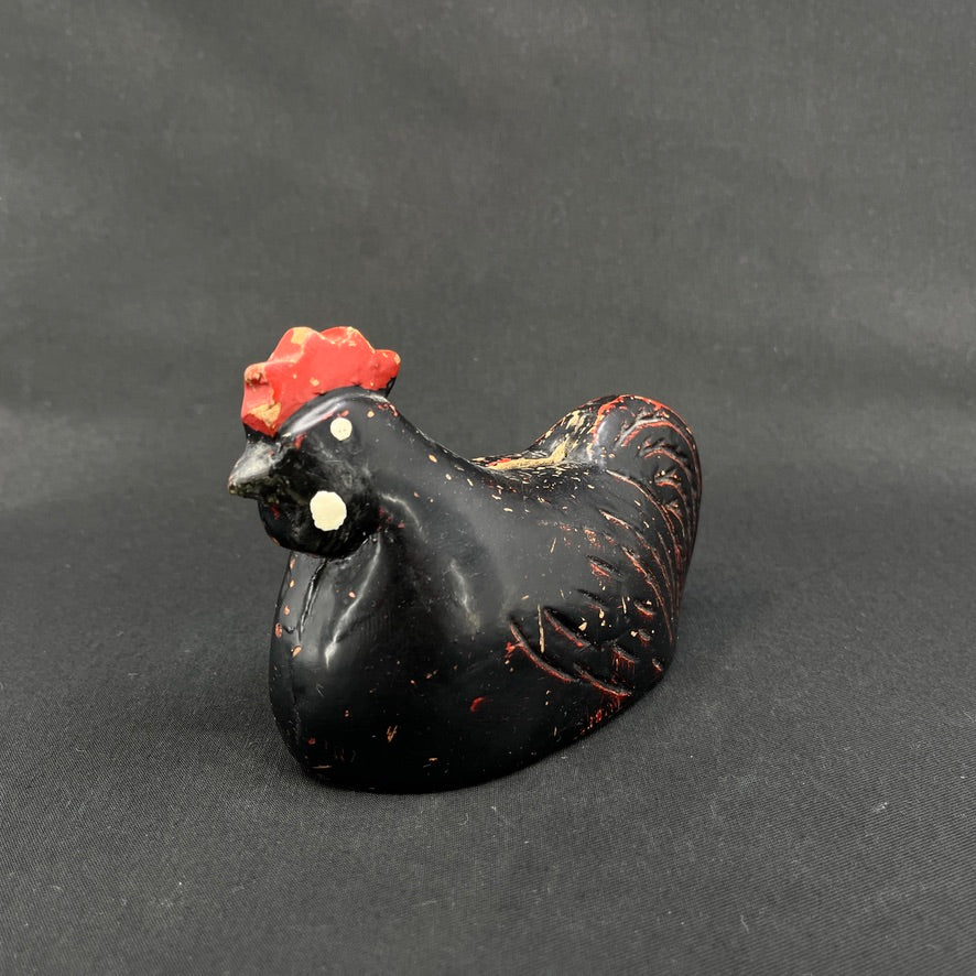 Earthenware money box – Black hen