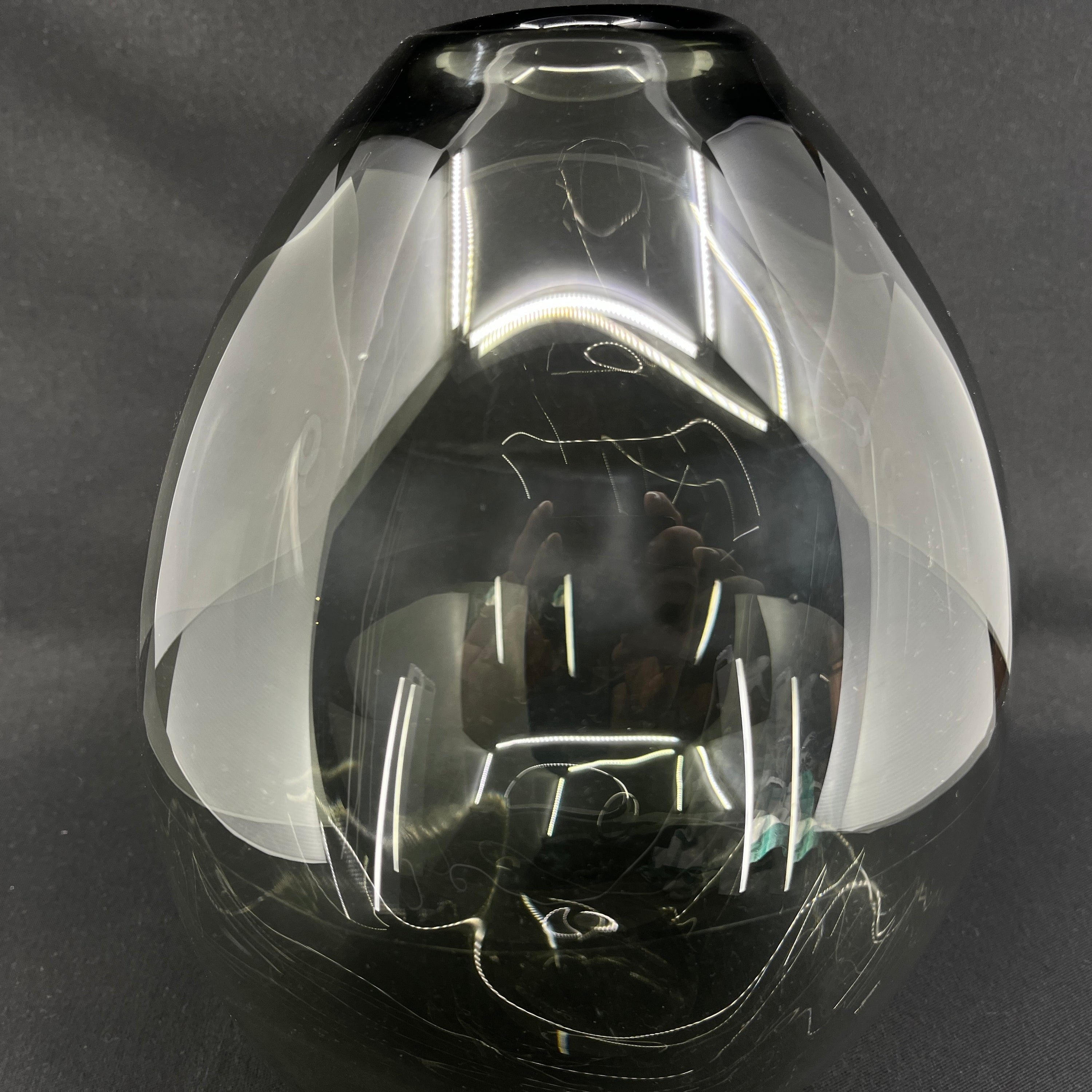 Smoke dråbevase af Per Lütken, 26 cm.