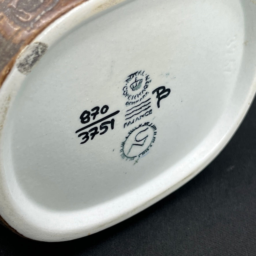 Baca vase fra Royal Copenhagen, lille revne